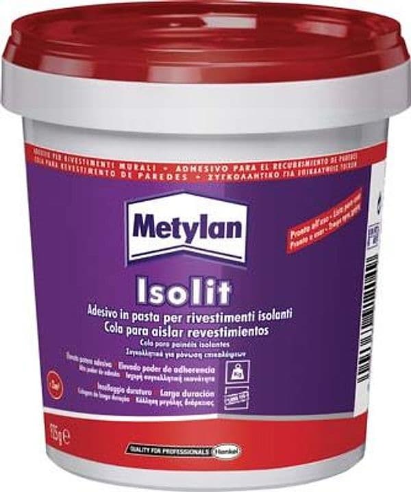 Adesivo Isolanti Isolit Metylan 925 g 2 Pezzi