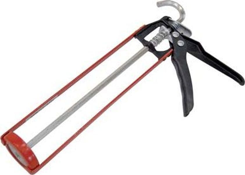 Pistola per Silicone Standard Effe Alluminio Acciaio Verniciato 5 Pezzi
