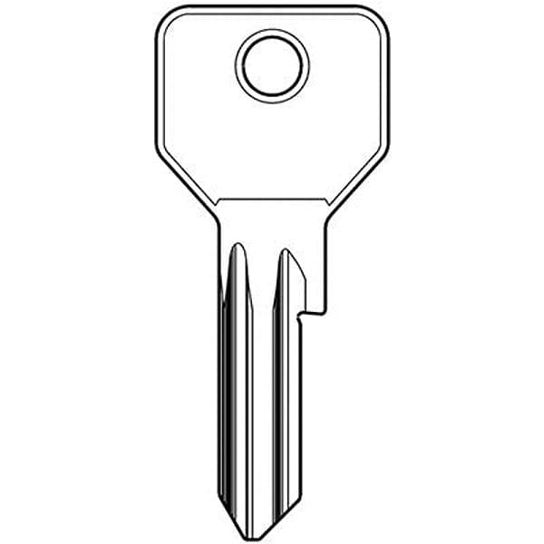 Chiave Piatta Cisa 01070.05 Originale Ottone Nichelato CS120 10 Pezzi