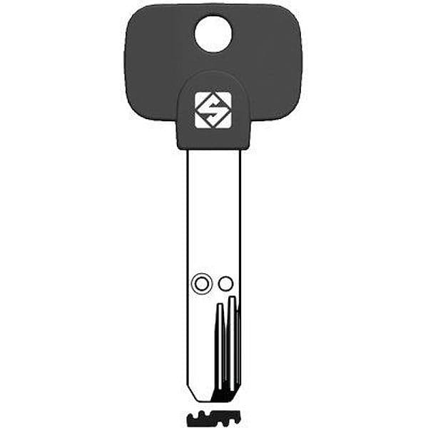 Chiave Punzonata Multilock MTK19P Silca Alpacca 5 Pezzi