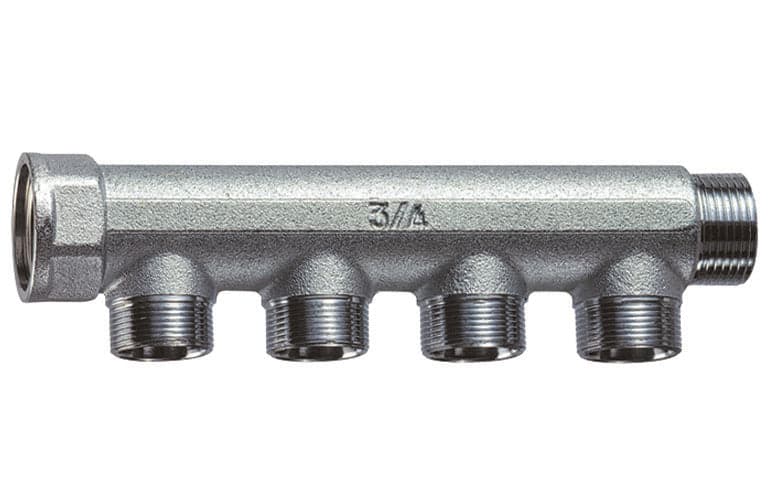 Collettore Cromato A 4 Derivazioni (Far)- M.F. 1- Far- Pezzi 1 in Accessori e parti per riscaldamenti BricoGo - Marano di Napoli, commercioVirtuoso.it