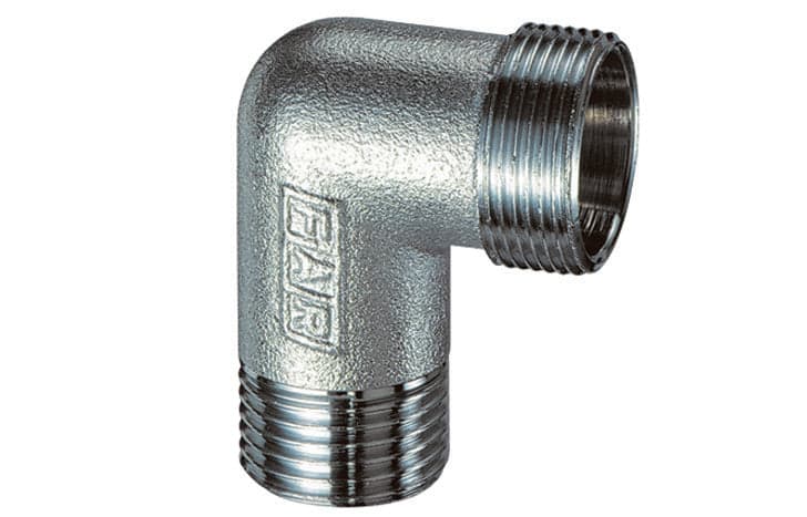 Gomito Maschio Cromato Per Rame (Far)- 1- Far- Pezzi 1 in Accessori e parti per riscaldamenti BricoGo - Marano di Napoli, commercioVirtuoso.it
