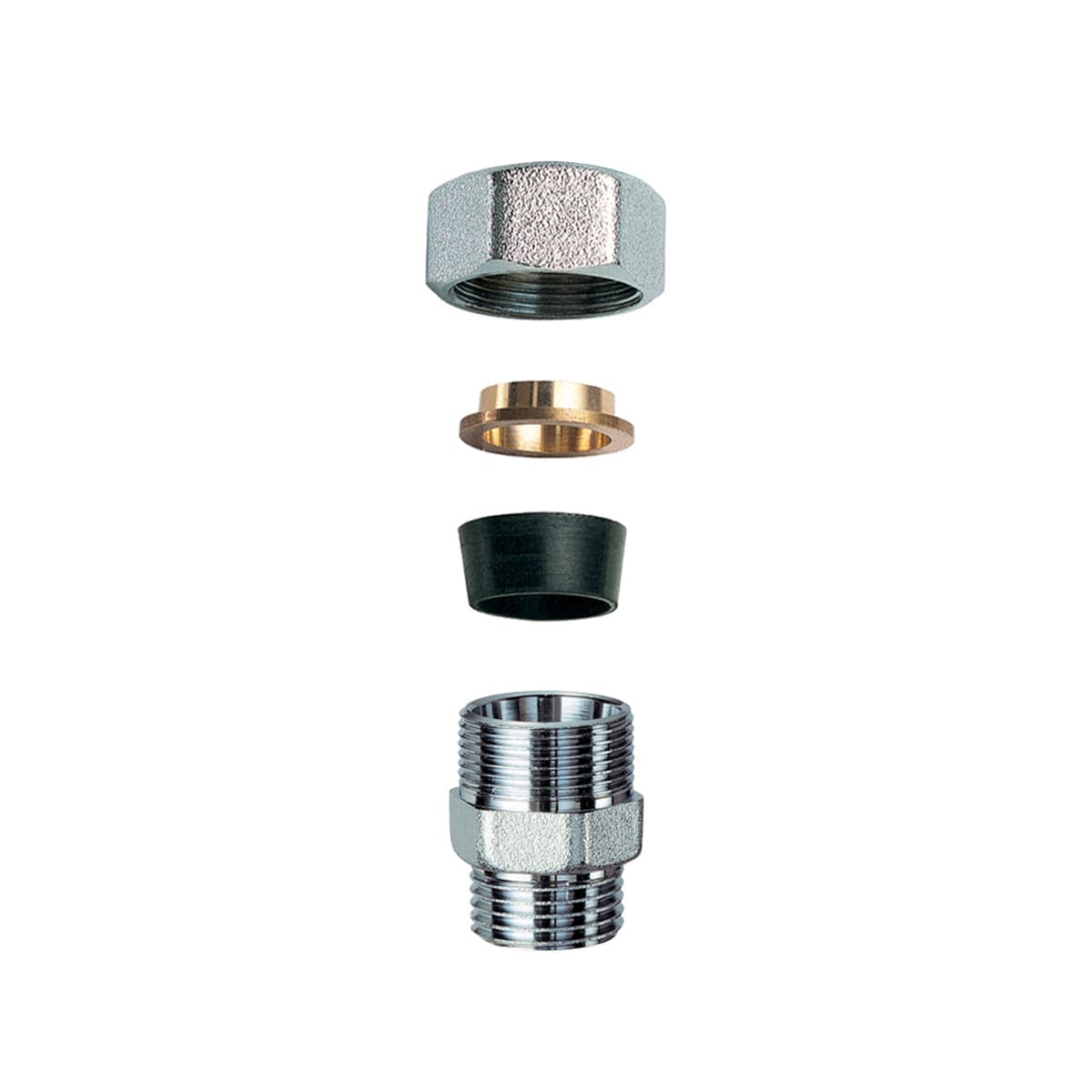 Niplex Maschio Cromato C/Monocono In Gomma Per Rame- 1 X 22- Far- Pezzi 1 in Scopini e porta scopini BricoGo - Marano di Napoli, commercioVirtuoso.it