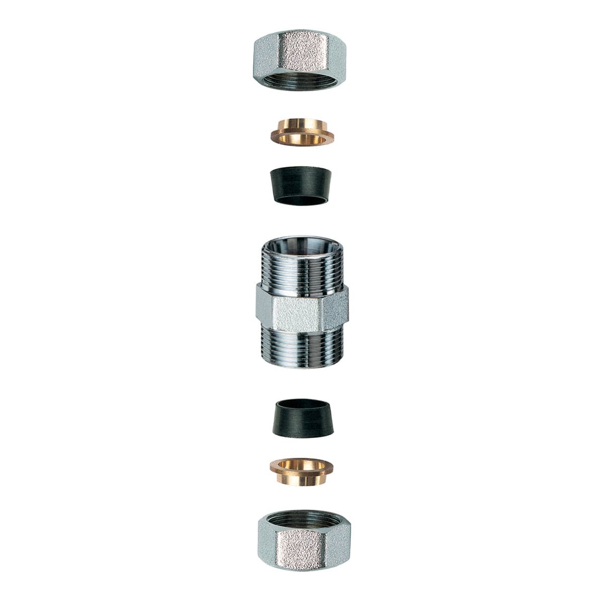Niplex Doppio Cromato C/Monocono In Gomma Per Rame- 1/2 X 18- Far- Pezzi 1 in Distanziatori per piastrelle BricoGo - Marano di Napoli, commercioVirtuoso.it