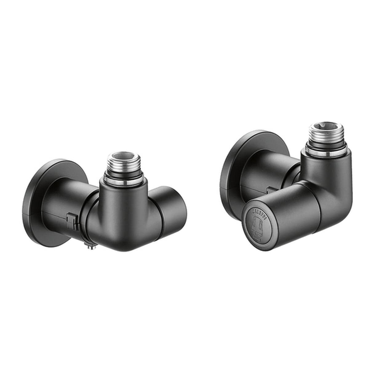 Valvola Termostatizzabile + Detentore Doppia Squadra Nero Versione Dx- 1/2 23 P. 1,5 Nero- Calef- Pezzi 1 in Accessori BricoGo - Marano di Napoli, commercioVirtuoso.it