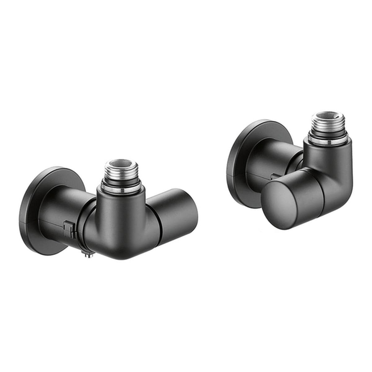 Valvola Termostatizzabile + Detentore Doppia Squadra Nero Versione Sx- 1/2 23 P. 1,5 Nero- Calef- Pezzi 1 in Accessori BricoGo - Marano di Napoli, commercioVirtuoso.it