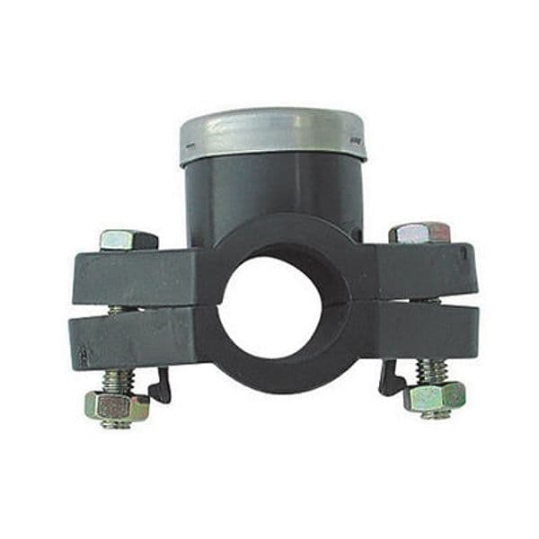 Presa a Staffa con Rinforzo INOX 2 Bulloni Plasson 1/2 x 25