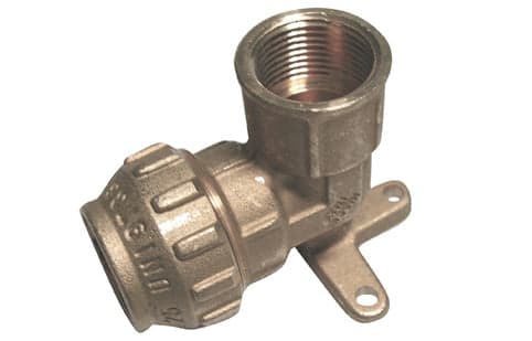 Raccordo A Gomito Femmina In Ottone Con Flangia- 1/2 X 20- Tiemm- Pezzi 1 in Raccordi filettati BricoGo - Marano di Napoli, commercioVirtuoso.it