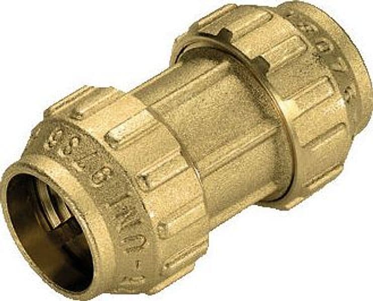 Raccordo Diritto Doppio In Ottone Tiemme- Diam. 32- Tiemm- Pezzi 1 in Valvole di ritegno BricoGo - Marano di Napoli, commercioVirtuoso.it