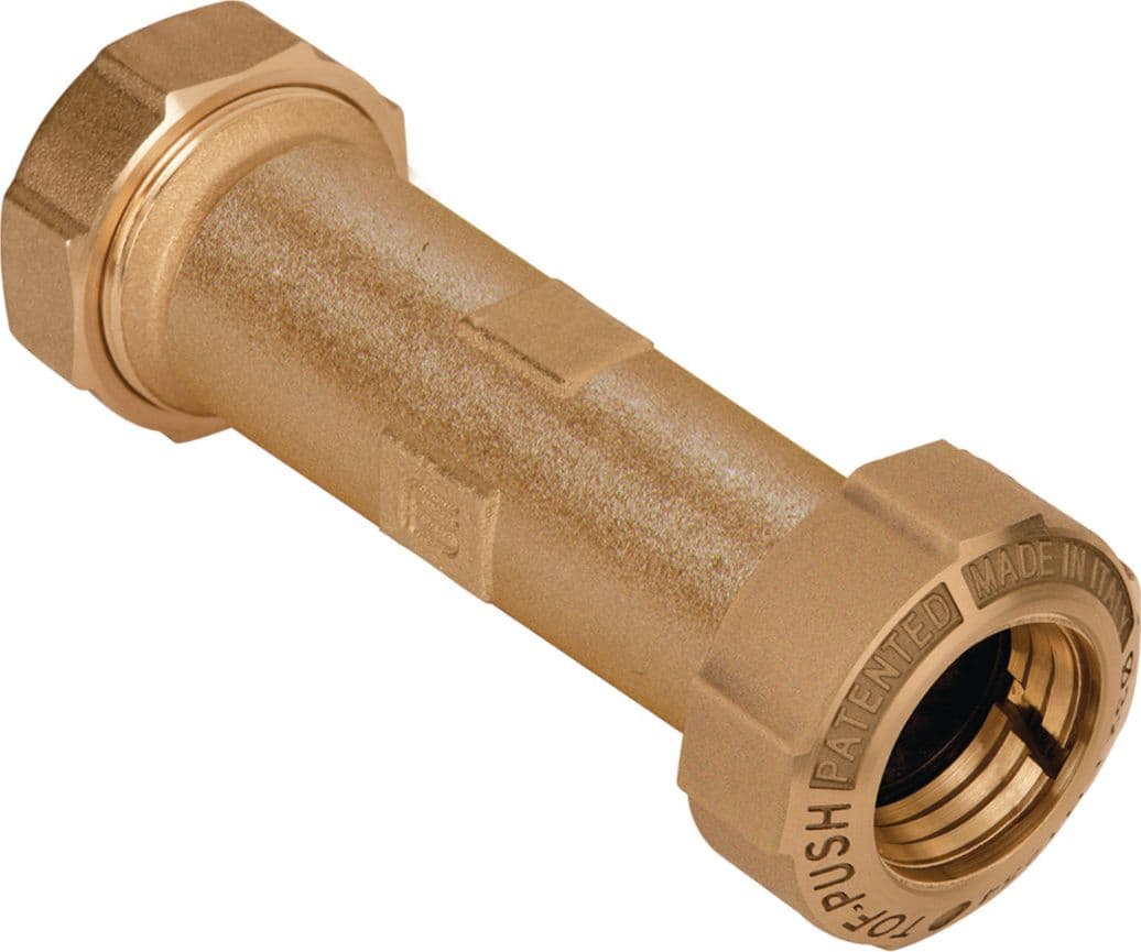 Monogiunto Diritto Prolungato Per Pe/Pe Con Anello Ottone- 32 X 32 Lungh. 127 Mm- Effeb- Pezzi 1 in Aste di ottone BricoGo - Marano di Napoli, commercioVirtuoso.it