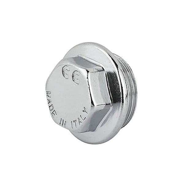 Tappo Maschio Ottone Cromo- 1- Caval- Pezzi 10 in Set di accessori per il bagno BricoGo - Marano di Napoli, commercioVirtuoso.it