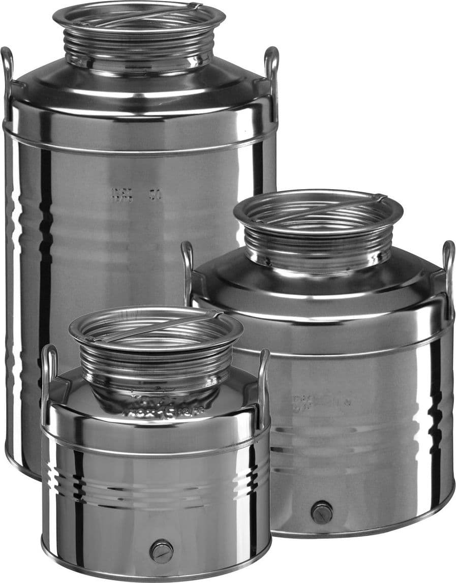 Contenitore Acciaio Inox Per Uso Alimentare- Lt. 30- Ff- Pezzi 1 in Contenitori BricoGo - Marano di Napoli, commercioVirtuoso.it