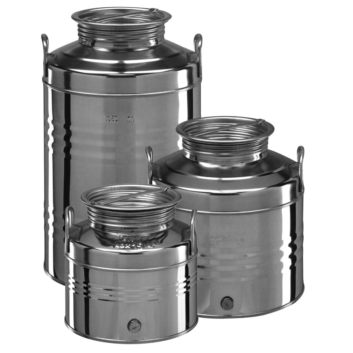 Contenitore Acciaio Inox Per Uso Alimentare- Lt. 30- Ff- Pezzi 1 in Contenitori BricoGo - Marano di Napoli, commercioVirtuoso.it