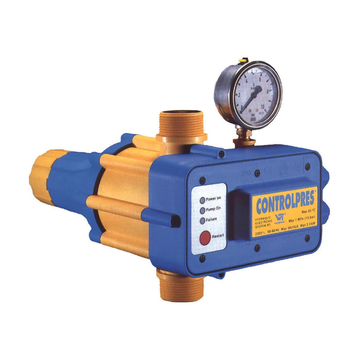 Regolatore Di Pressione To Controlpres- 3-6,5 Bar- Water- Pezzi 1 in Accessori per pompe BricoGo - Marano di Napoli, commercioVirtuoso.it