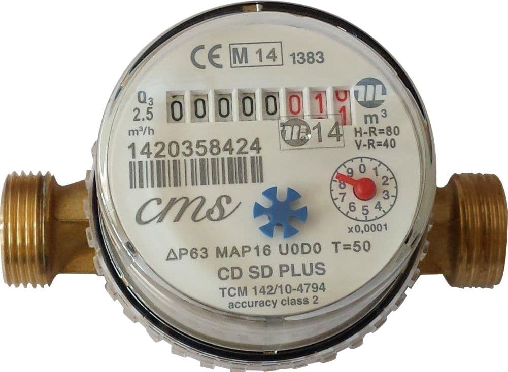 Contatore Per Acqua Fredda Super Dry Asciutto Cms- 3/4- Cms- Pezzi 1 in Fonometri BricoGo - Marano di Napoli, commercioVirtuoso.it