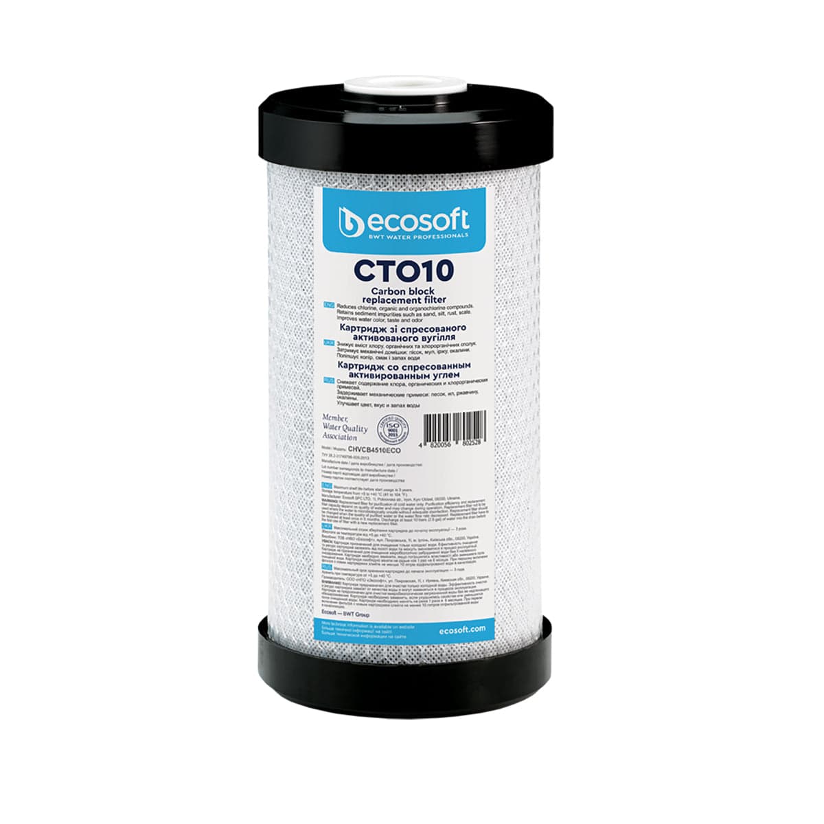 Cartuccia Filtrante Cto 4,5 Ecosoft- H. 10- Ecoso- Pezzi 1 in Filtri d'acqua per rubinetto BricoGo - Marano di Napoli, commercioVirtuoso.it