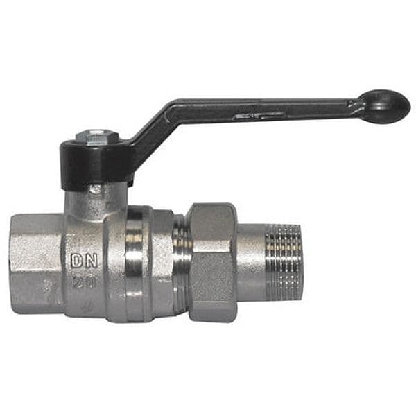 Valvola a Sfera per Collettore MF con Bocchettone Bugat 3/4'' DN 20 PN 40
