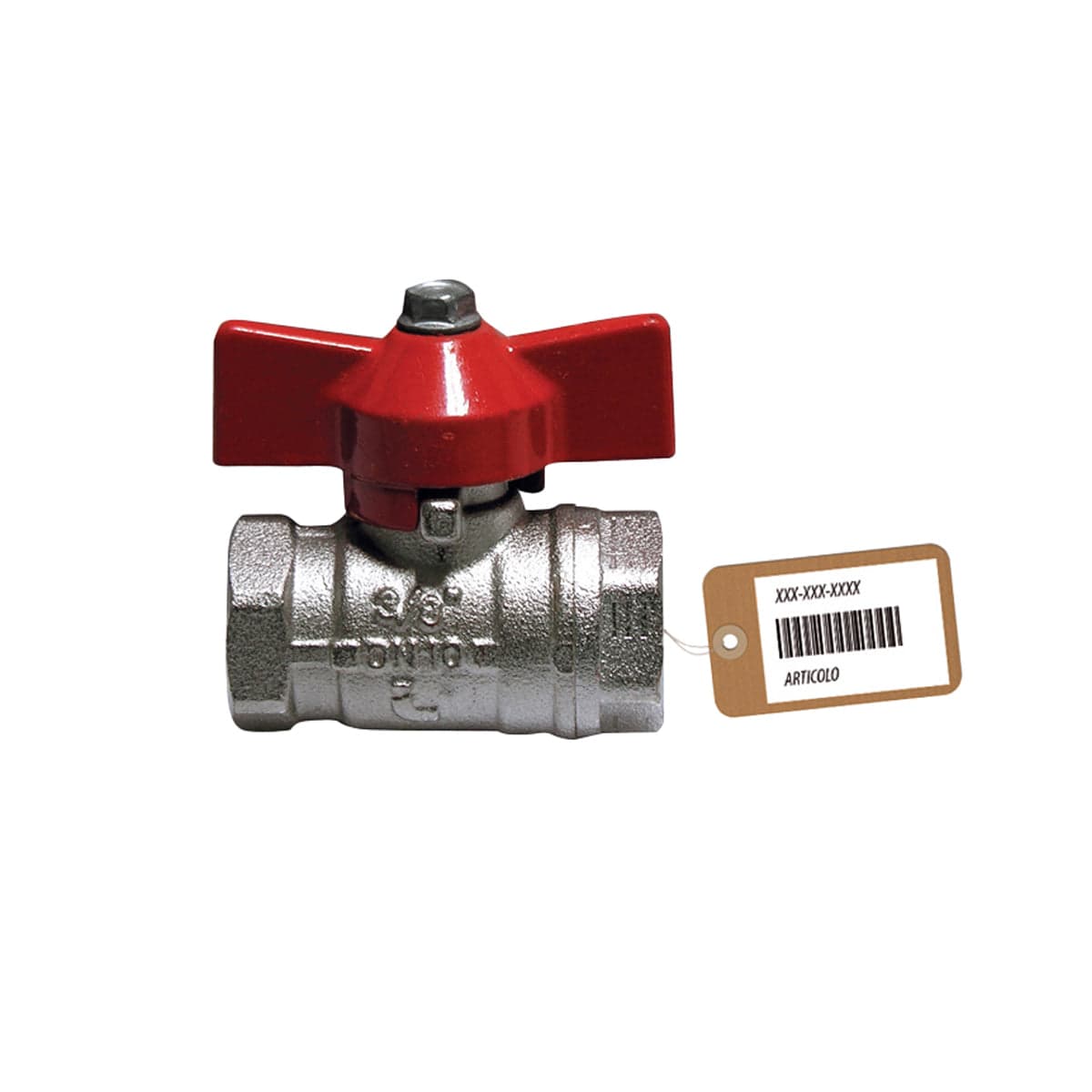 Valvola A Sfera Ff Con Farfalla F-Brico- 3/8 Dn 10 Pn 64- Faidf- Pezzi 1 in Scarpe BricoGo - Marano di Napoli, commercioVirtuoso.it