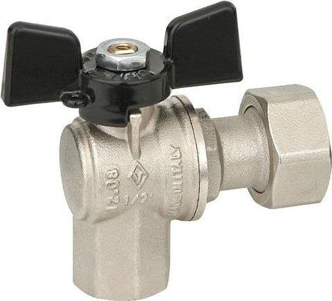 Valvola A Sfera Ad Angolo A Passaggio Totale Ff Dado Mobile- 1/2X3/4 Dn 15 Pn 40- Bugat- Pezzi 1 in Valvole a sfera BricoGo - Marano di Napoli, commercioVirtuoso.it
