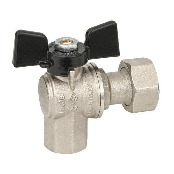 Valvola A Sfera Ad Angolo A Passaggio Totale Ff Dado Mobile- 1/2X3/4 Dn 15 Pn 40- Bugat- Pezzi 1 in Valvole a sfera BricoGo - Marano di Napoli, commercioVirtuoso.it