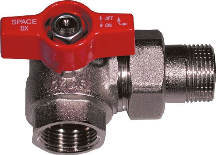 Valvola A Sfera Squadra Per Collettori Maniglia Rossa- 1 Dx Dn 25 Pn 40- Effeb- Pezzi 1 in Valvole a sfera BricoGo - Marano di Napoli, commercioVirtuoso.it