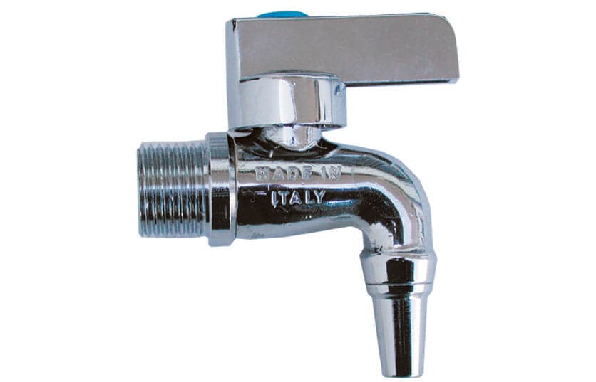 Rubinetto A Sfera Curvo Per Botti Cromato Lucido- 1/2- Enolg- Pezzi 1 in Accessori per il travaso BricoGo - Marano di Napoli, commercioVirtuoso.it