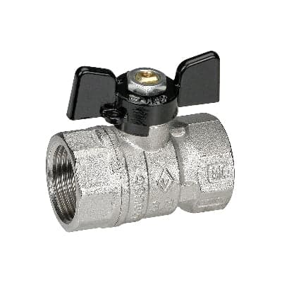 Valvola A Sfera Ff Con Farfalla- 3/4 Dn 20 F-Brico- Faidf- Pezzi 1