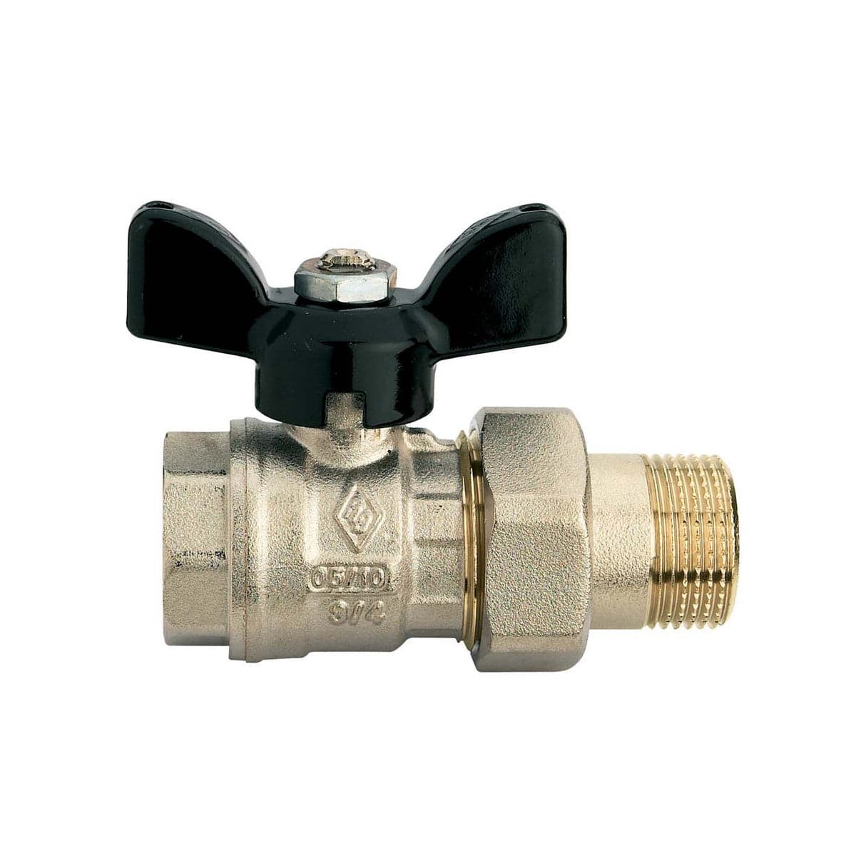 Valvola A Sfera A Passaggio Totale Fil. F Raccordo Per Collettori- 3/4 X 3/4 Pn 40- Rb- Pezzi 1 in  BricoGo - Marano di Napoli, commercioVirtuoso.it