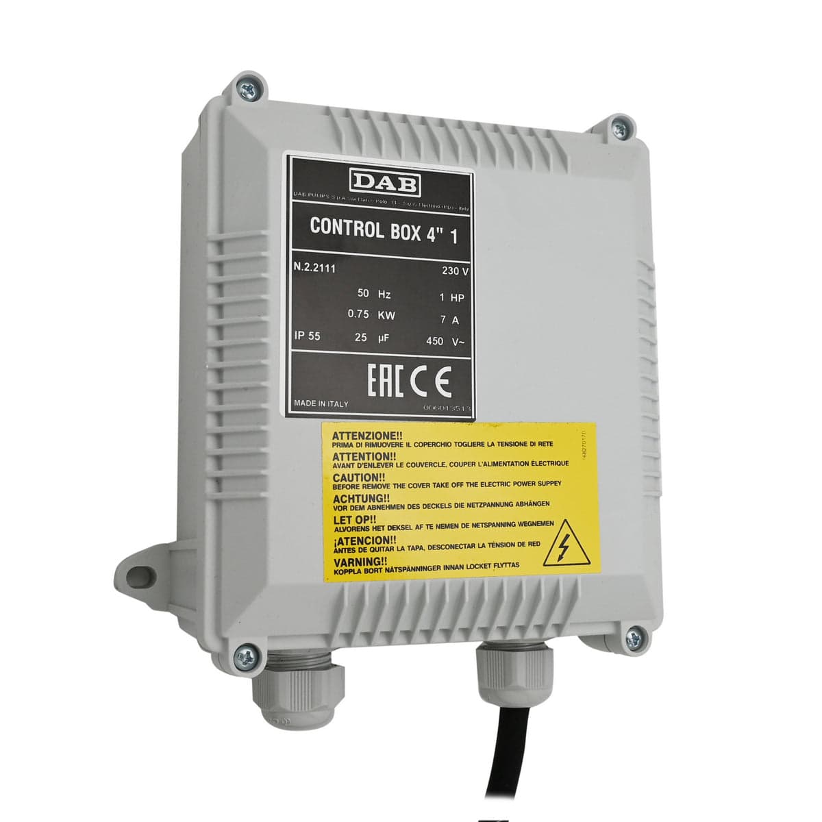 Quadro Elettrico Per Sommersa- 2 Hp 40 Uf- Dab- Pezzi 1 in Condensatori BricoGo - Marano di Napoli, commercioVirtuoso.it
