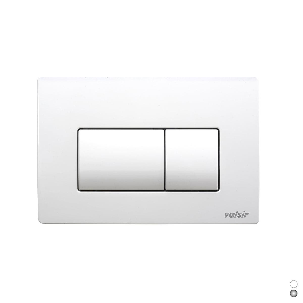 Placca Pneu 2 Pulsanti Per Tropea3 - Evolut In Abs- Bianca- Valsi- Pezzi 1 in Vasi WC BricoGo - Marano di Napoli, commercioVirtuoso.it