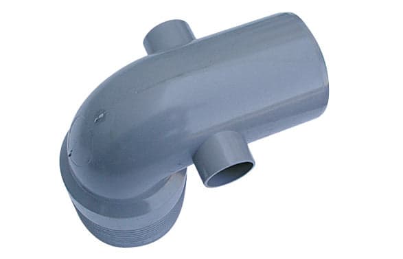 Curva W.C. Alta 2 Attacchi Pvc Grigio- Diam. 100 / 40- Senza- Pezzi 1 in Vasi WC BricoGo - Marano di Napoli, commercioVirtuoso.it