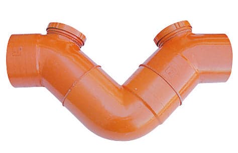 Sifone Orizzontale 2 Tappi In Pvc Arancio- Diam. 160- Esclu- Pezzi 1 in Condizionatori a parete BricoGo - Marano di Napoli, commercioVirtuoso.it