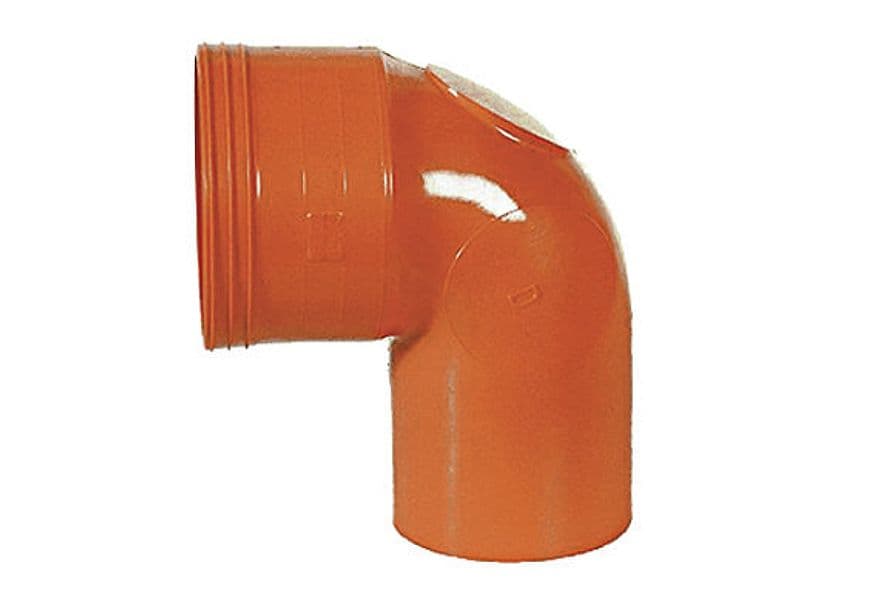 Curva Wc In Pvc Arancio- Diam. 100- Senza- Pezzi 1 in Scopini e porta scopini BricoGo - Marano di Napoli, commercioVirtuoso.it