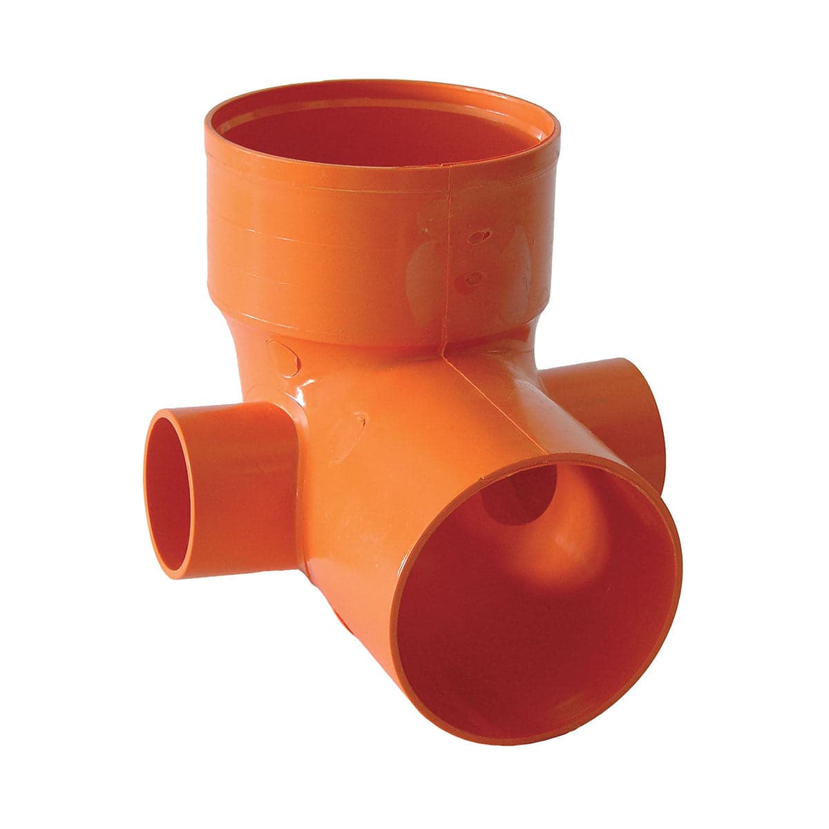 Curva Wc 2 Attacchi In Pvc Arancio- Diam. 100 Att. Diam. 40- Senza- Pezzi 1 in Climatizzatori Split-System BricoGo - Marano di Napoli, commercioVirtuoso.it