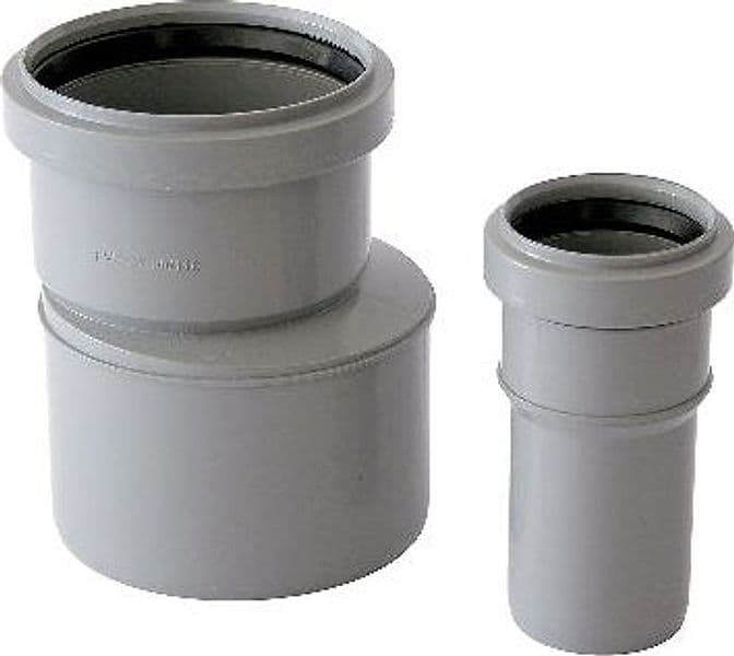 Raccordo di Passaggio PVC PP (in PVC) Ikaro Ø 125 F x 110 m