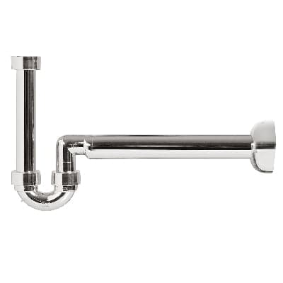 SIFONE PER BIDET ABS METALLIZZATO- 11/4 - 1 - D. 40-32 mm- GHIDI- pezzi 1