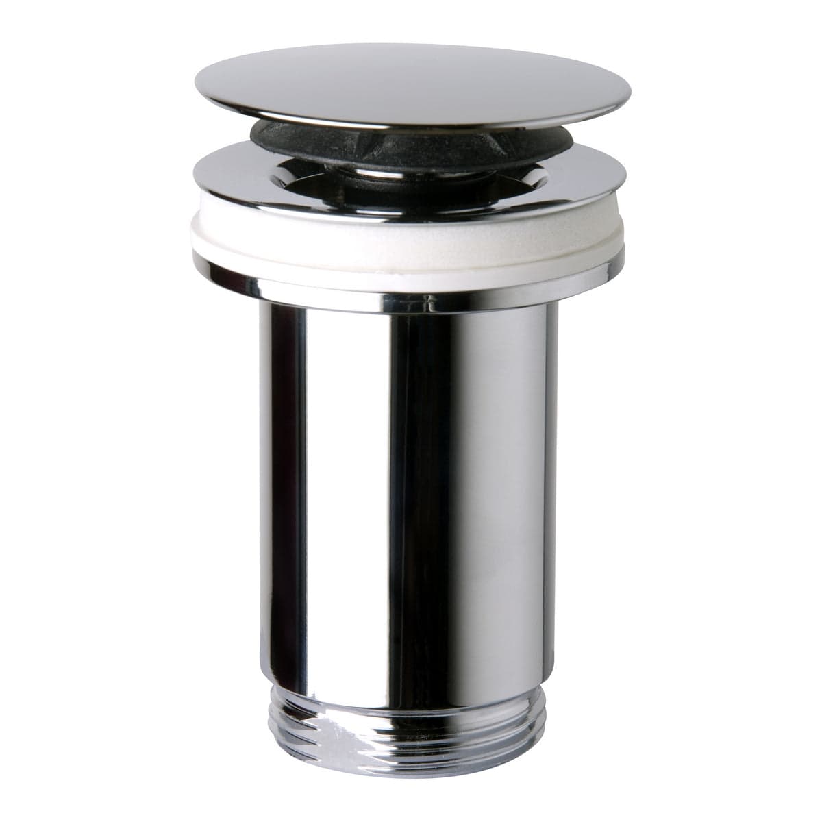 Piletta U Clicker Ottone Cromo Senza Troppo Pieno- Diam. 63 X 11/4- Tea- Pezzi 1 in Tappi BricoGo - Marano di Napoli, commercioVirtuoso.it