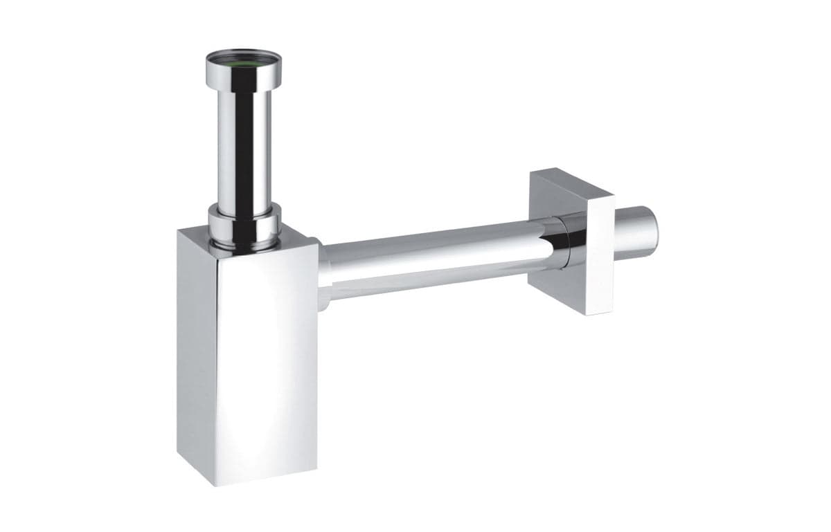 Sifone Piquadrato Per Lavabo Abs- 1 1/4 - 32X250 Mm- Bonom- Pezzi 1 in Trappole BricoGo - Marano di Napoli, commercioVirtuoso.it