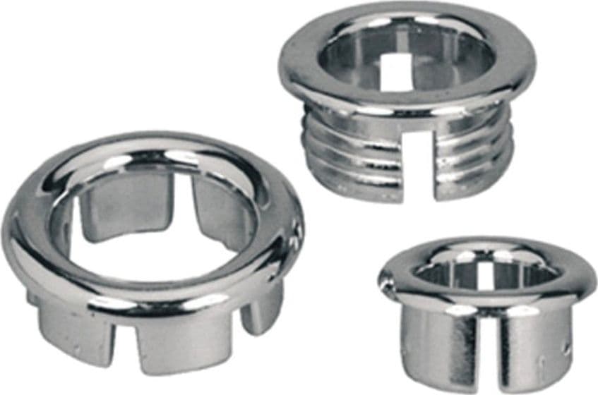 Ghiera Di Ricambio Per Troppo Pieno Abs Cromato- Diam. 24- Dh- Pezzi 25 in Tappi BricoGo - Marano di Napoli, commercioVirtuoso.it