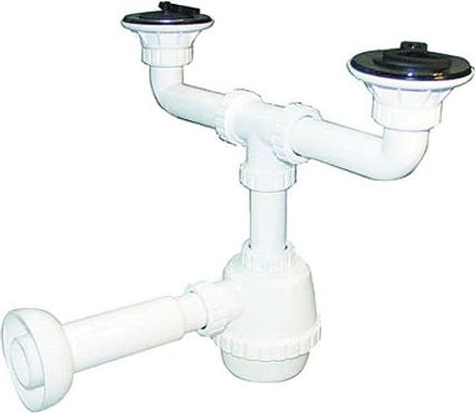 Sifone Pvc 2 Vie C / Piletta Per Porcellana Con Canotto- 11/4- Dh- Pezzi 1 in Trappole BricoGo - Marano di Napoli, commercioVirtuoso.it