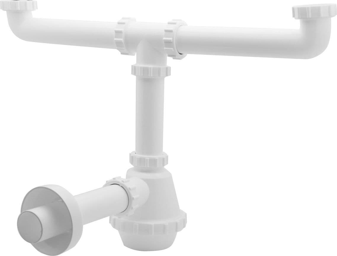 Sifone Pvc 2 Vie S / Piletta- 11/2 Diam. 40- Dh- Pezzi 1 in Trappole BricoGo - Marano di Napoli, commercioVirtuoso.it