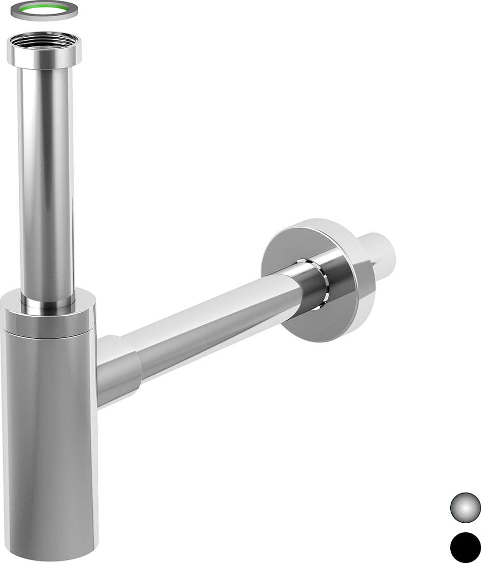 Sifone D'Arredo Per Lavabo Inox Mater- 11/4 X 32 Finitura Cromata- Bonom- Pezzi 1 in Trappole BricoGo - Marano di Napoli, commercioVirtuoso.it