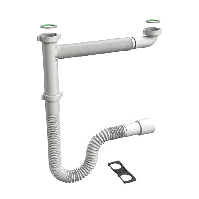 SIFONE FLESSIBILE PER LAVELLO CUCINA FLEXYBON- 11/2- BONOM- pezzi 1