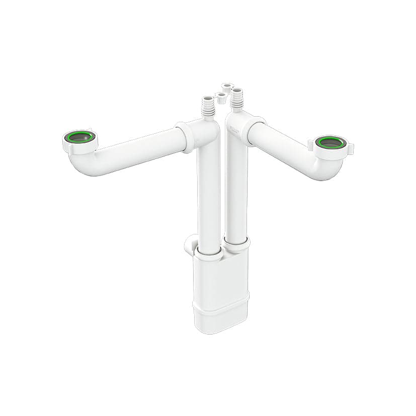 Sifone Salvaspazio Per Lavelli Cucina Galileo 2- 11/2 X Diam. 40 Mm- Bonom- Pezzi 1 in Trappole BricoGo - Marano di Napoli, commercioVirtuoso.it