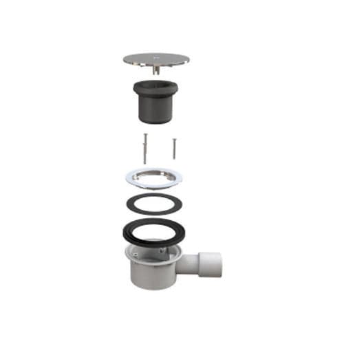 Piletta Per Piatti Doccia Trigono Inox- Diam. 90- Bonom- Pezzi 1 in Tappi BricoGo - Marano di Napoli, commercioVirtuoso.it