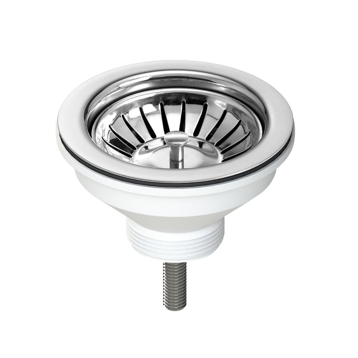 Piletta 114 Mm Tappo Cestello Per Lavelli Marmo E Pietra- 11/2- Dh- Pezzi 1 in Trappole BricoGo - Marano di Napoli, commercioVirtuoso.it