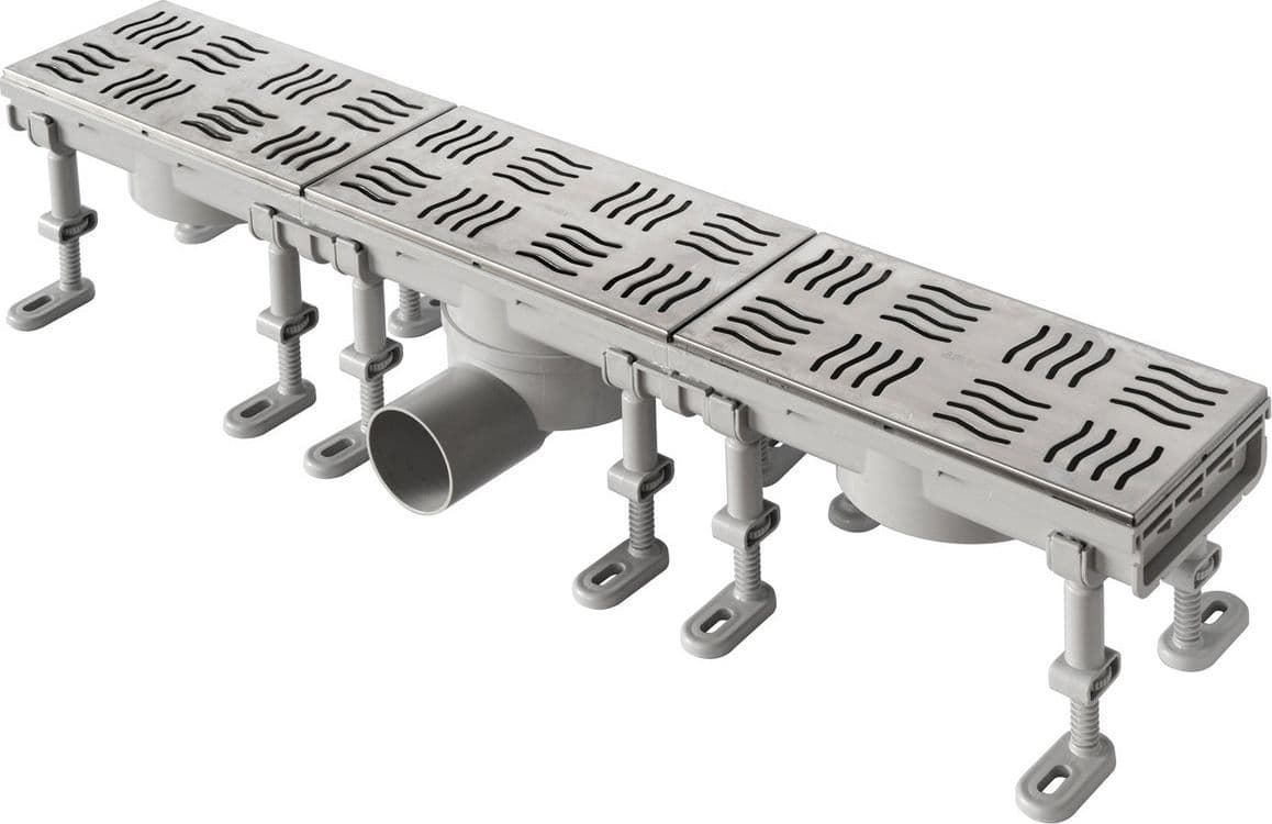 Canale Sifonato Con Griglia Inox 1 Chiusino- Mm Lungh. 600 X Largh. 100- First- Pezzi 1 in Drenaggio BricoGo - Marano di Napoli, commercioVirtuoso.it