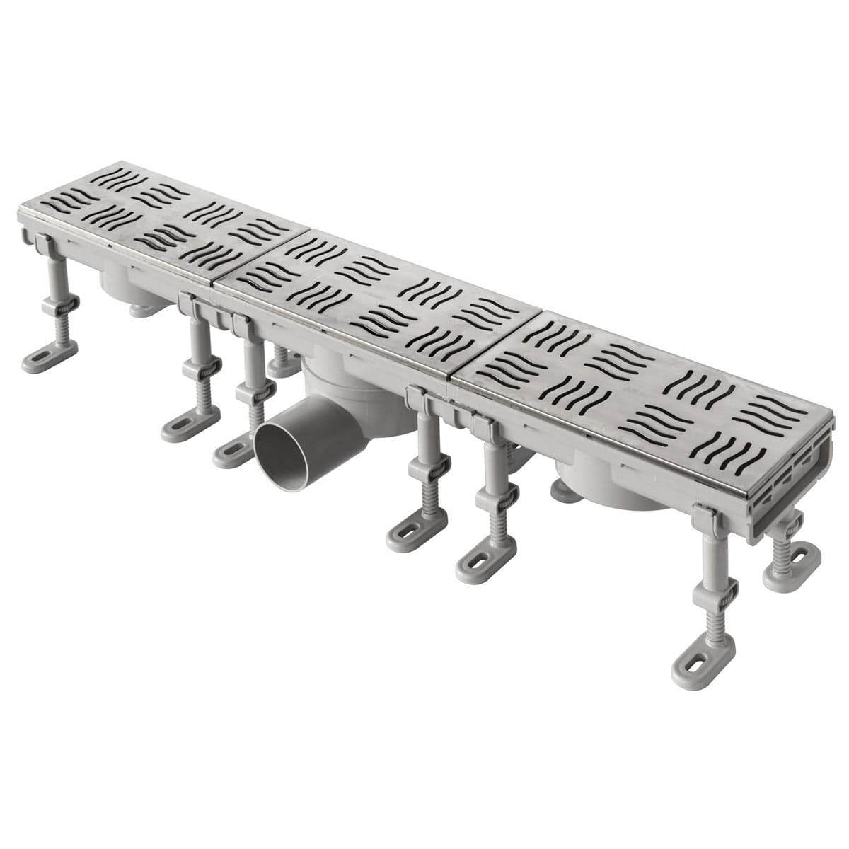 Canale Sifonato Con Griglia Inox 1 Chiusino- Mm Lungh. 600 X Largh. 100- First- Pezzi 1 in Drenaggio BricoGo - Marano di Napoli, commercioVirtuoso.it