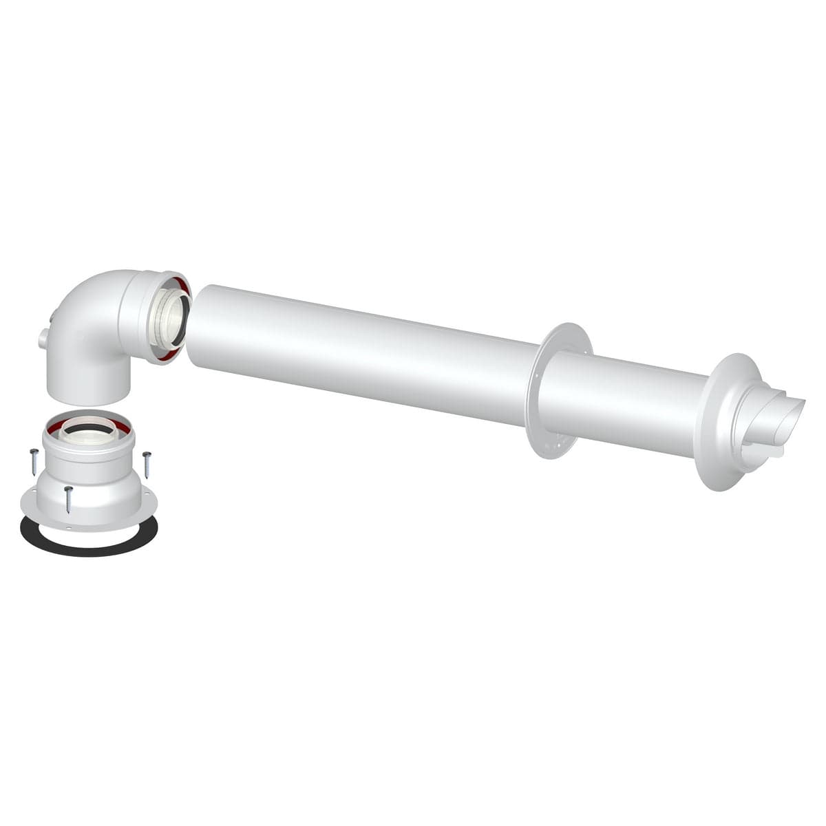 Kit 7 Coassiale M/F Dn 60/100- Diam. 60/100- Stabi- Pezzi 1 in Accessori BricoGo - Marano di Napoli, commercioVirtuoso.it