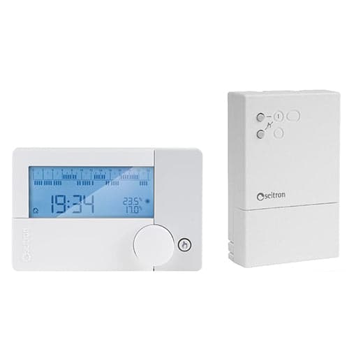 Kit Freetime Evo Radio Cronotermostato + Ricevitore- Bianco- Seitr- Pezzi 1